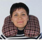 Подушка для путешетствий под шею с гречкой