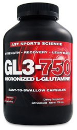 GL3 L-Glutamine глютамин AST в капсулах 500 капсул
