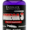 Жиры Omega-3 Ultimate Nutrition 90 капсул