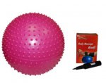 Мяч с массажной поверхностью GB02 55 см в коробке с насосом