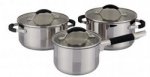Комплект посуды из нержавеющей стали (6 предметов) ИРХ1235