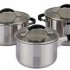 Комплект посуды из нержавеющей стали (6 предметов) ИРХ1235