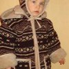 Теплая детская куртка из верблежьей шерсти