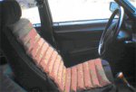 Комфортная накидка в автомобиль с гречишной шелухой